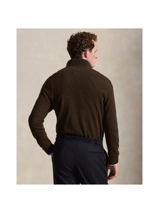Polo Ralph Lauren - Half Zip Logo -neulepaita - 503 CINNAMON BROWN HEATHER | Stockmann - photo 3