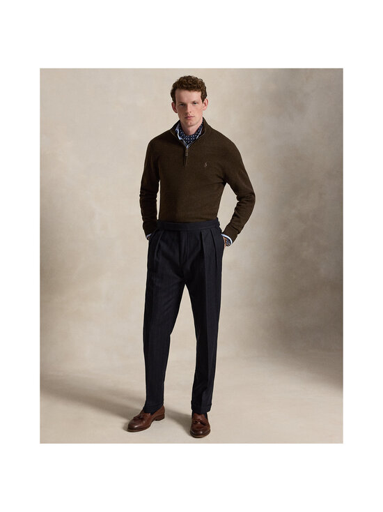 Polo Ralph Lauren - Half Zip Logo -neulepaita - 503 CINNAMON BROWN HEATHER | Stockmann - photo 4