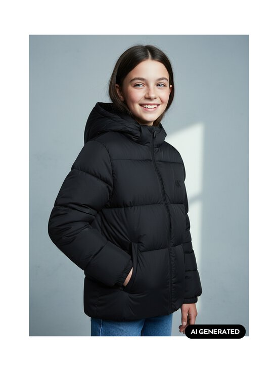 Calvin Klein Kids - CK Essential Puffer stepēta jaka - BEH PVH BLACK | Stockmann - photo 2