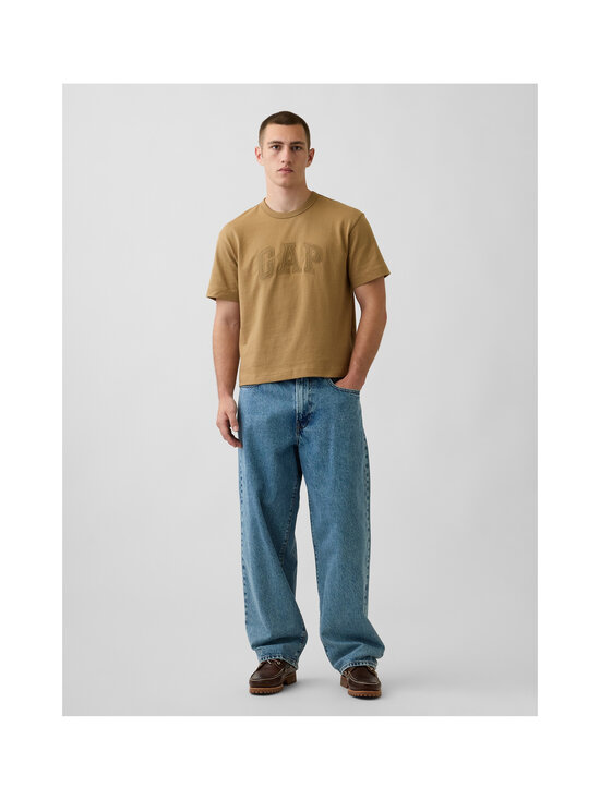 GAP - Relaxed Cropped Logo T-krekls - MISSION TAN | Stockmann - photo 2