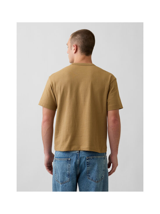 GAP - Relaxed Cropped Logo T-krekls - MISSION TAN | Stockmann - photo 3