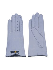 Sauso - Ilse Unlined Bow -nahkasormikkaat - D.LIGHT BLUE | Stockmann