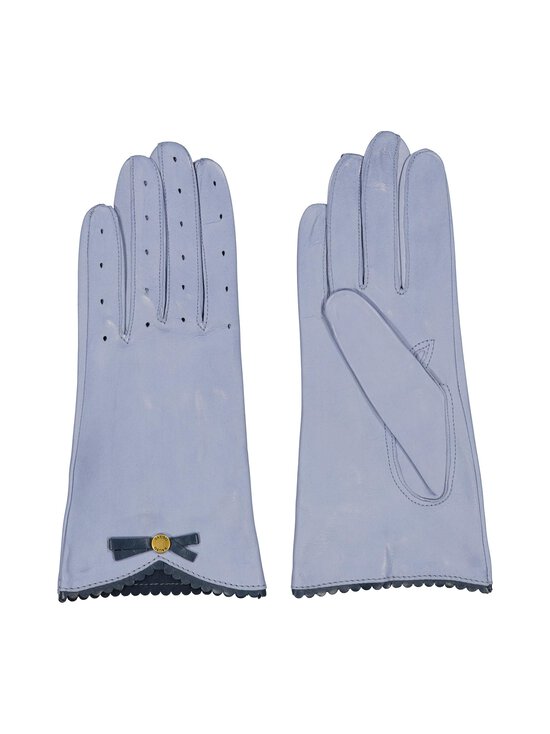 Sauso - Ilse Unlined Bow -nahkasormikkaat - D.LIGHT BLUE | Stockmann - photo 1