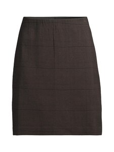 NOOM - Sabrina Jersey -minihame - BROWN/BLACK CHECK | Stockmann