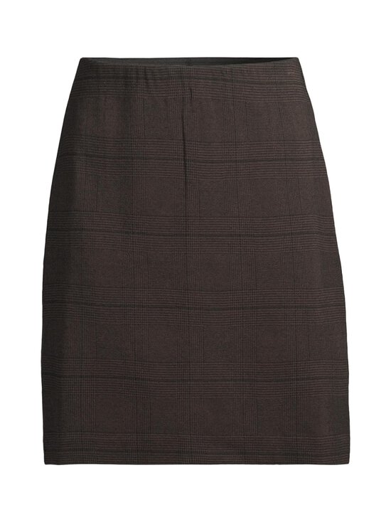 NOOM - Sabrina Jersey -minihame - BROWN/BLACK CHECK | Stockmann - photo 1
