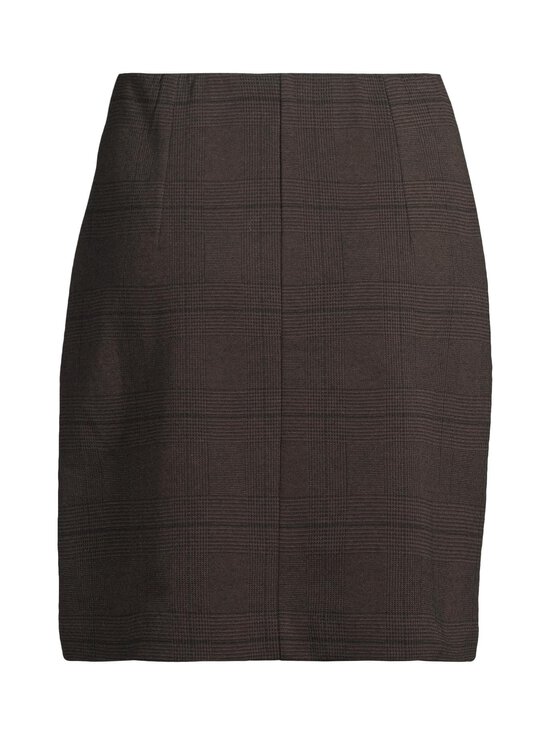 NOOM - Sabrina Jersey -minihame - BROWN/BLACK CHECK | Stockmann - photo 2