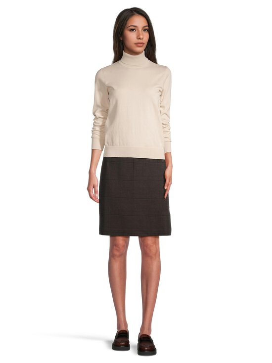 NOOM - Sabrina Jersey -minihame - BROWN/BLACK CHECK | Stockmann - photo 3
