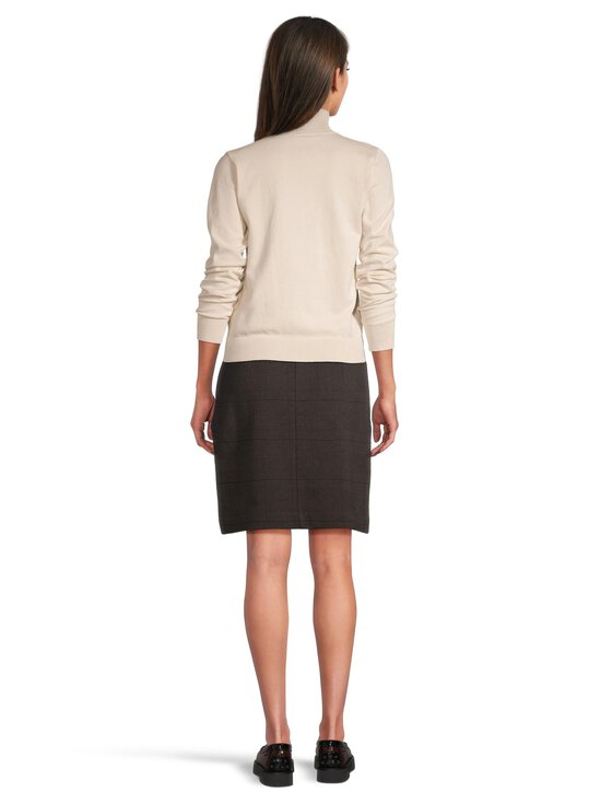 NOOM - Sabrina Jersey -minihame - BROWN/BLACK CHECK | Stockmann - photo 4