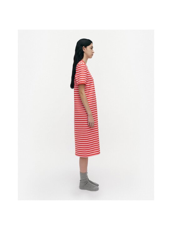 Marimekko - Hetta II Tasaraita -yömekko - 033 RED, LIGHT PINK | Stockmann - photo 4