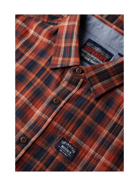 Superdry - Triiksärk Cotton Lumberjack - H8O LOGGER CHECK ORANGE | Stockmann - photo 5