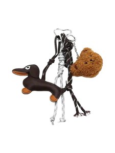 Sticky Bestie - Kotikaunistus Bag Charm Set - BROWN | Stockmann