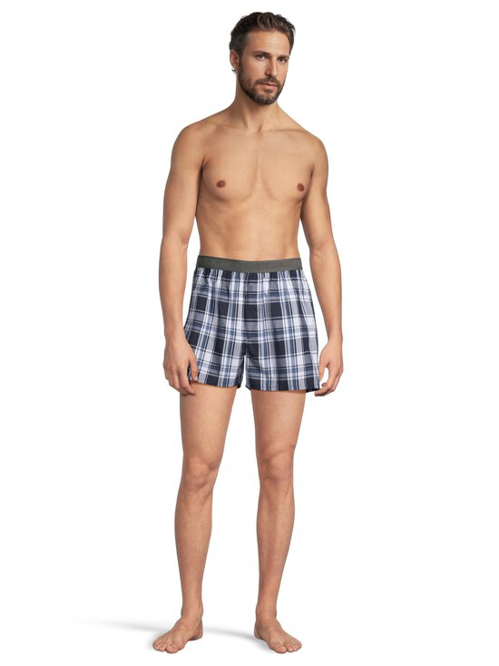 Cap Horn loungewear - Derek bokseršorti 2 iepak. - BLUE CHECK COMBO | Stockmann - photo 3