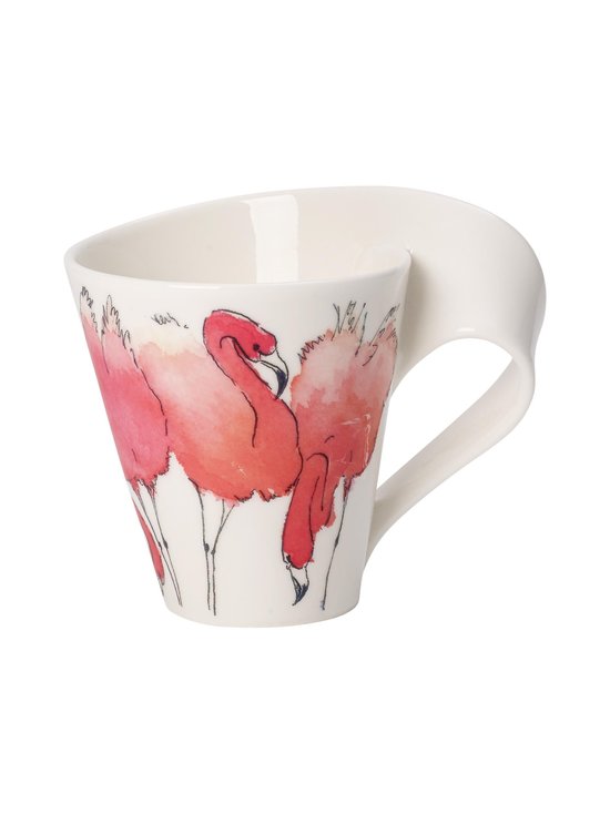 Villeroy & Boch - New Wave Caffè Flamingo -muki 0,35 l - VALKOINEN/PUNAINEN | Stockmann - photo 1