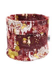 Moomin Arabia - Juhlan Aika -säilytyskori 20 cm - RED Moomin Arabia - Juhlan Aika -säilytyskori 20 cm - RED | Stockmann
