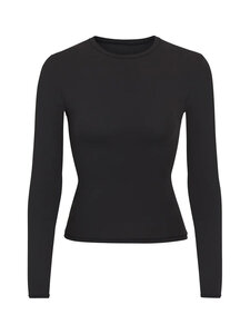 SKIMS - Fits Everybody Long Sleeve -trikoopaita - ONYX | Stockmann