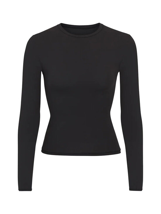 SKIMS - Fits Everybody Long Sleeve -trikoopaita - ONYX | Stockmann - photo 1