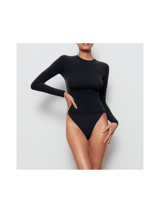SKIMS - Fits Everybody Long Sleeve -trikoopaita - ONYX | Stockmann - photo 2