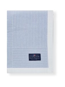 Lexington - Stripe Checked Jacquard -päiväpeite - 5600 BLUE/WHITE | Stockmann