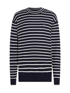 Tommy Hilfiger - Breton -neulepaita - 0A4 DESERT SKY / IVORY PETAL | Stockmann