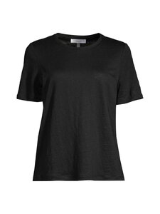 ESSENTIALS by Stockmann - Ariella Linen t-paita - BLACK | Stockmann