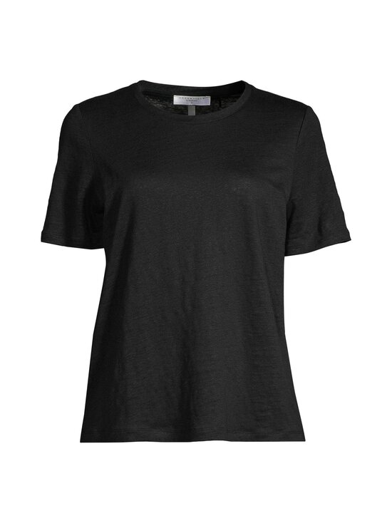 ESSENTIALS by Stockmann - Ariella Linen t-paita - BLACK | Stockmann - photo 1