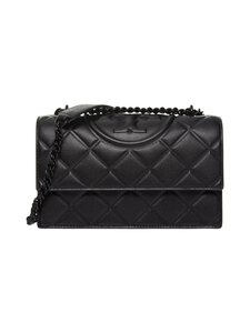 Tory Burch - Fleming Small Convertible -nahkalaukku - 001 BLACK/BLACK | Stockmann