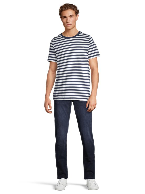 A.P.C - Standard Brode Raye T-krekls - IAK DARK NAVY | Stockmann - photo 2