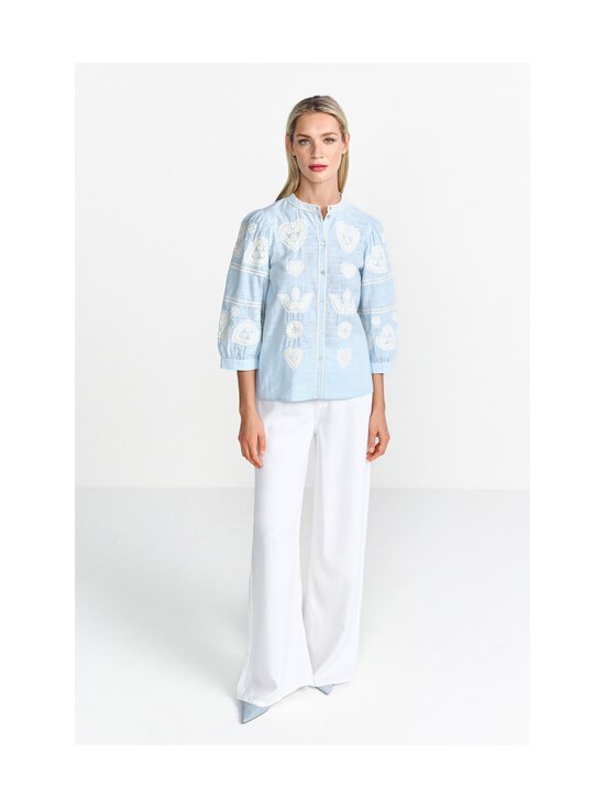 rich & royal - Musselin Embroidery -paitapusero - 718 SKYWAY BLUE - photo 2 rich & royal - Musselin Embroidery -paitapusero - 718 SKYWAY BLUE | Stockmann - photo 2