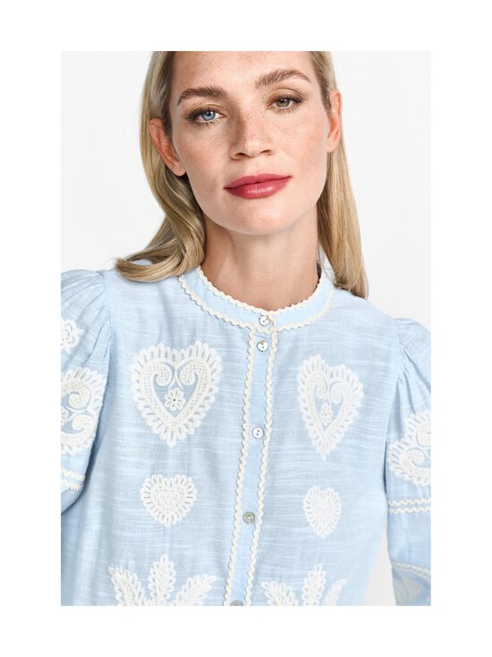 rich & royal - Musselin Embroidery -paitapusero - 718 SKYWAY BLUE - photo 5 rich & royal - Musselin Embroidery -paitapusero - 718 SKYWAY BLUE | Stockmann - photo 5