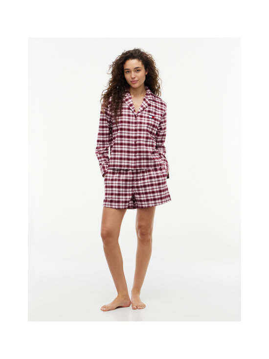 Tommy Hilfiger - PJ Gift Set - flanellipyjama & unimaski, lahjasetti 3-osainen - 0PP LIGHT PINK PLAID | Stockmann - photo 3