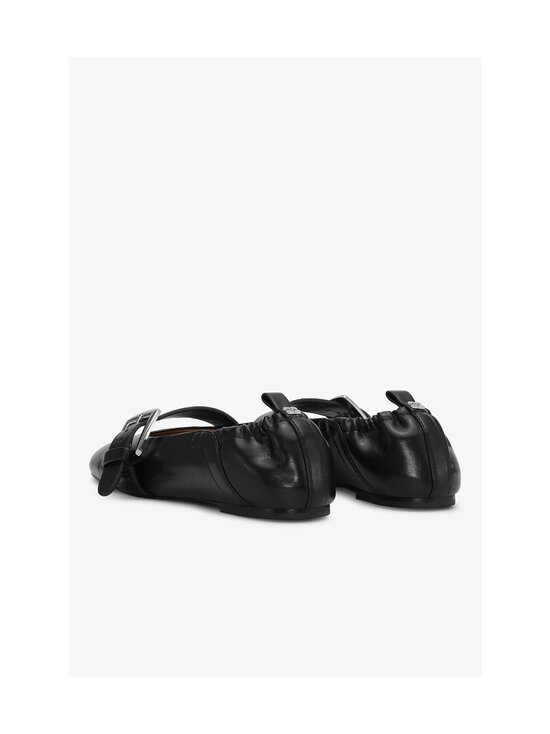 Ganni - Butterfly Strap Crinkle Oleatex -ballerinat - 099 BLACK - photo 3 Ganni - Butterfly Strap Crinkle Oleatex -ballerinat - 099 BLACK | Stockmann - photo 3