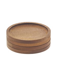 Casa Stockmann - Drip glāžu paliktņi 4 gab. - NATURAL ACACIA Casa Stockmann - Drip glāžu paliktņi 4 gab. - NATURAL ACACIA | Stockmann