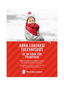 Pelastakaa Lapset Ry - Joululahjoitus Pelastakaa Lapset ry:lle 10 € | Stockmann