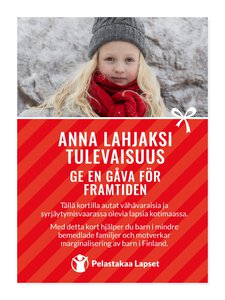 Pelastakaa Lapset Ry - Joululahjoitus Pelastakaa Lapset ry:lle 10 € Pelastakaa Lapset Ry - Joululahjoitus Pelastakaa Lapset ry:lle 10 € | Stockmann