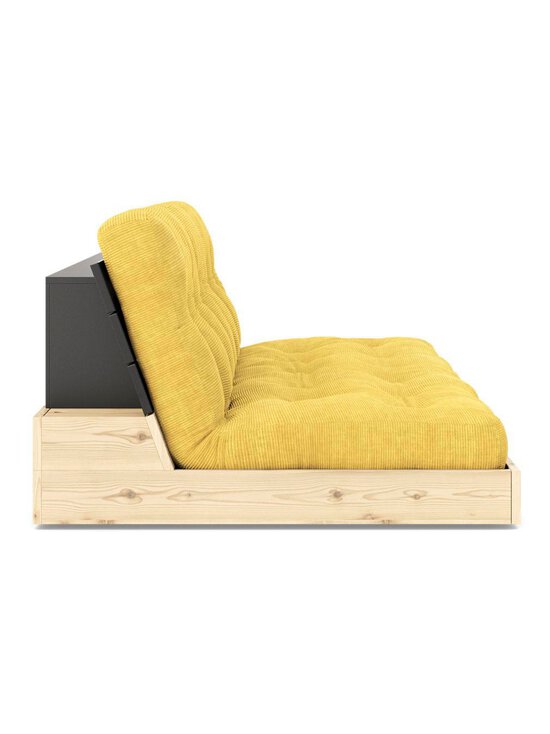 Karup Design - Base-futonsohva Corduroy-kangas honey/musta L 196 cm - YELLOW | Stockmann - photo 3