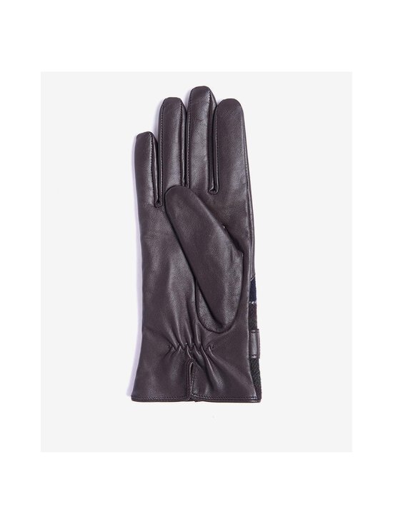 Barbour - Dee Tartan -nahkakäsineet - DARK BROWN | Stockmann - photo 2