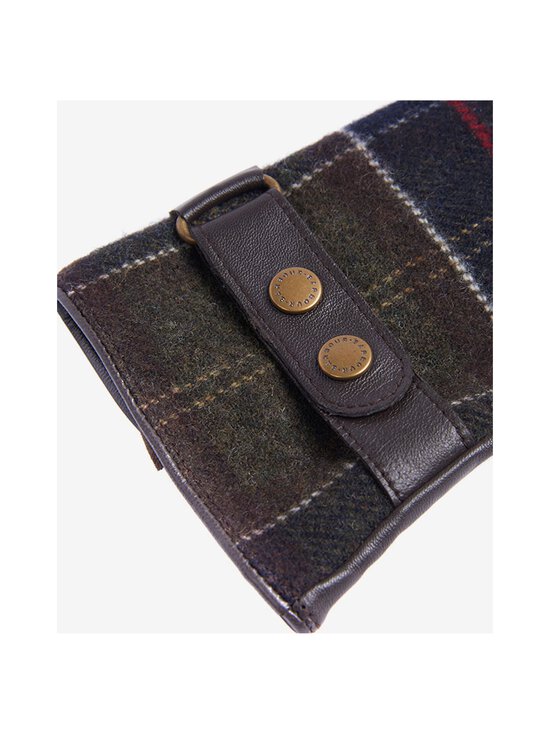 Barbour - Dee Tartan -nahkakäsineet - DARK BROWN | Stockmann - photo 3