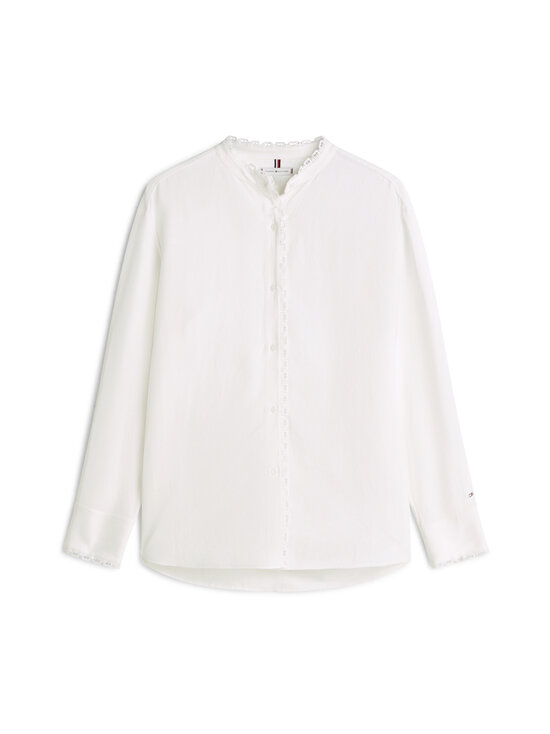 Tommy Hilfiger - Lace Trim blūze - YBL ECRU | Stockmann - photo 1
