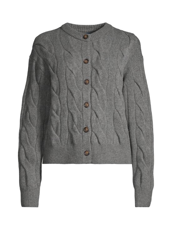 Polo Ralph Lauren - Palmikkoes kardigan - FLANNEL GREY HEATHER | Stockmann - photo 1