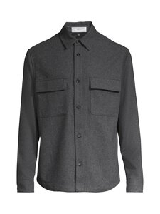 ESSENTIALS by Stockmann - Naveen Woolmix -päällyspaita - GREY MEL. | Stockmann