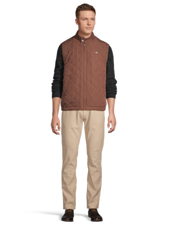 GANT - Tepitud vest Quilted Windcheater - 229 MAHOGANY BROWN | Stockmann - photo 2