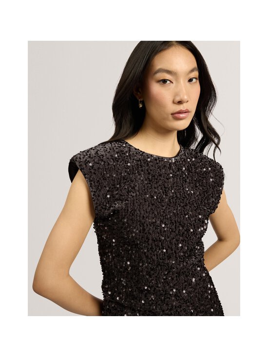 Ted Baker London - Vielie Velvet -paljettitoppi - DK-GREY | Stockmann - photo 5
