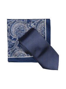 Amanda Christensen - Tie & Pocket Square- silkkisolmio ja taskuliinapakkaus - 403 SKY BLUE | Stockmann