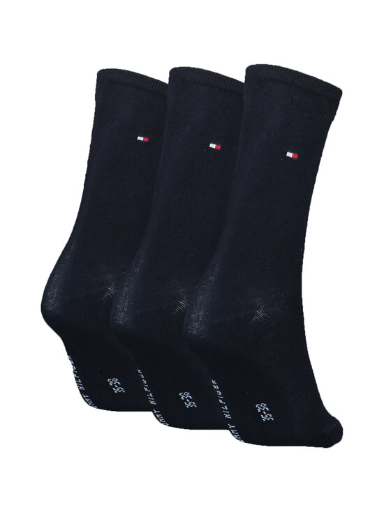 Tommy Hilfiger - TH W Flag -sukat 3-pack - 001 MIDNIGHT BLUE | Stockmann - photo 2