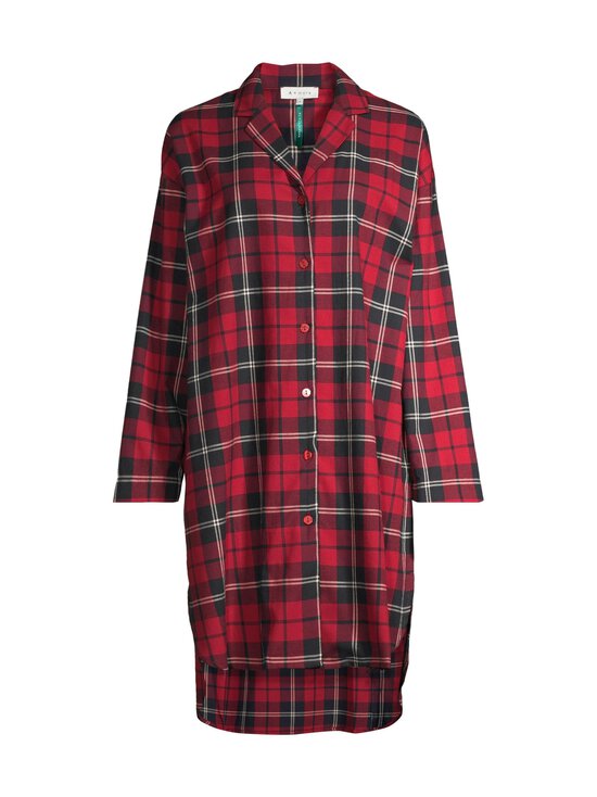 A+more - Nicole-flanelliyöpaita - RED/BLUE CHECK | Stockmann - photo 1