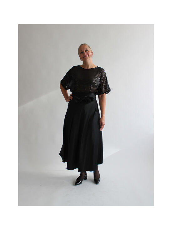 Lili Marleena - Midiseelik Shiny - BLACK | Stockmann - photo 2