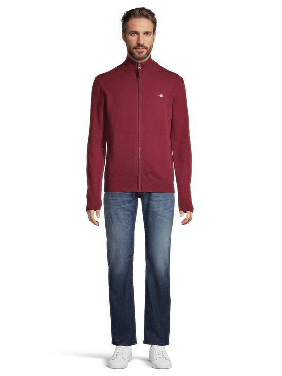 GANT - Superfine Zip -villaneuletakki - 604 PLUMPED RED - photo 2 GANT - Superfine Zip -villaneuletakki - 604 PLUMPED RED | Stockmann - photo 2