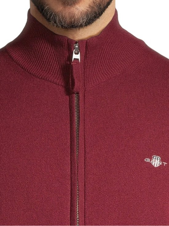 GANT - Superfine Zip -villaneuletakki - 604 PLUMPED RED - photo 4 GANT - Superfine Zip -villaneuletakki - 604 PLUMPED RED | Stockmann - photo 4
