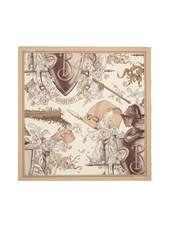 Burberry - Etched Knight Cashmere -huivi - C3470 TAUPE BEIGE | Stockmann - photo 1