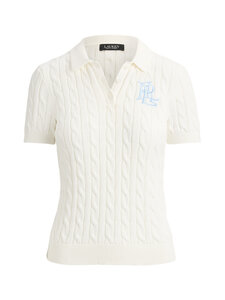 Lauren Ralph Lauren - Natrissa-lyhythihainen neule - WHITE | Stockmann